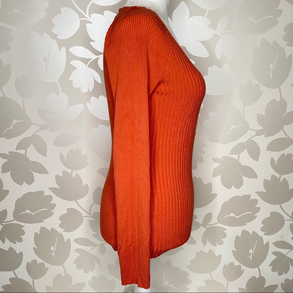 So Wear It Declare It | Orange Long Sleeve Top - Picture 3 of 8